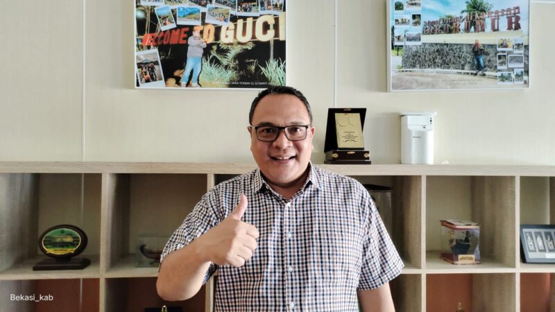 Kepala Kantor Pusat Pelayanan Pendapatan Daerah Wilayah (P3DW)/Samsat Kabupaten Bekasi, Mochamad Fajar Ginanjar.
