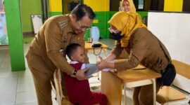 Program Cek Kesehatan Gratis (CKG) untuk siswa sekolah di Kecamatan Tambelang Kabupaten Bekasi.