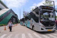 Bus Trans Wibawa Mukti.