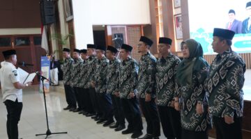 Bupati Bandung Lantuk Pengurus BWI Kabupaten Bandung